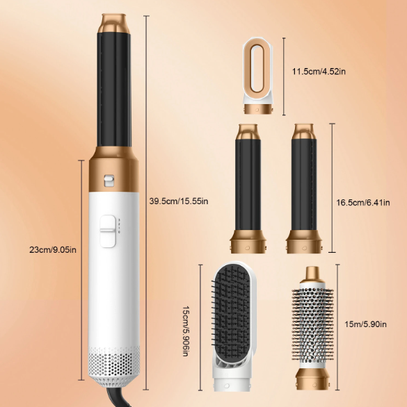 5 in 1 Hair Styler Dimensions