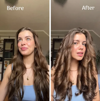 5 in 1 Hair Styler Before and After