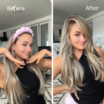 5 in 1 Hair Styler Before and After