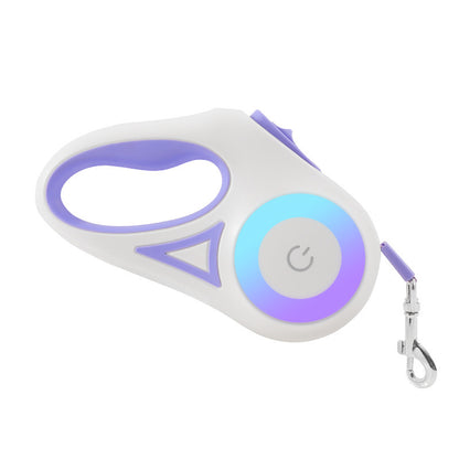 Automatic Retractable Pet Leash Fantasy Purple