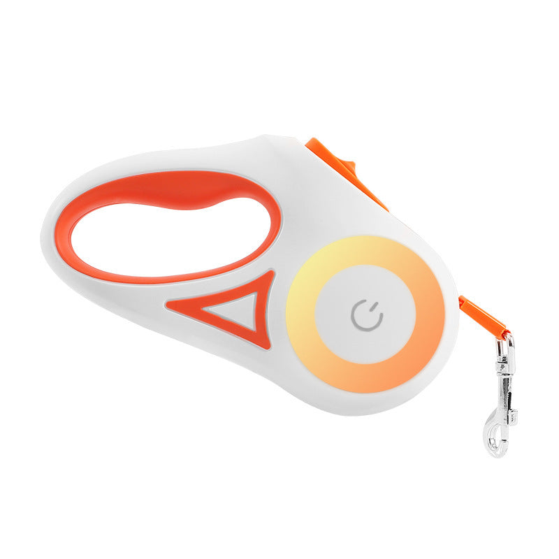 Automatic Retractable Pet Leash Sunshine Orange