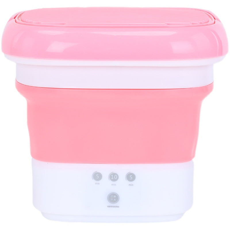 Foldable Washing Machine Pink without drain