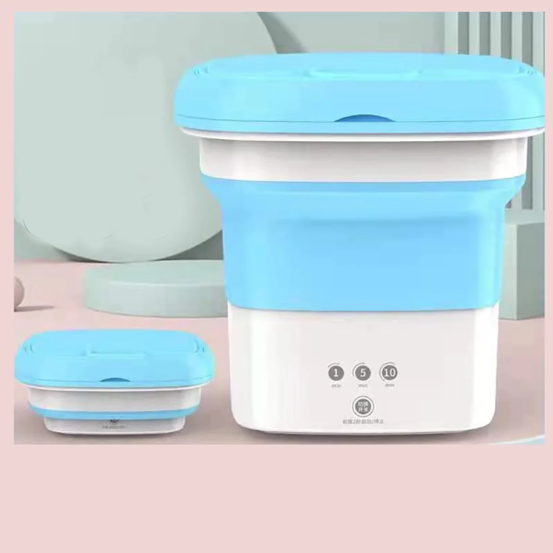 Foldable Washing Machine Blue