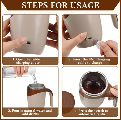 Self Stirring Coffee Cup